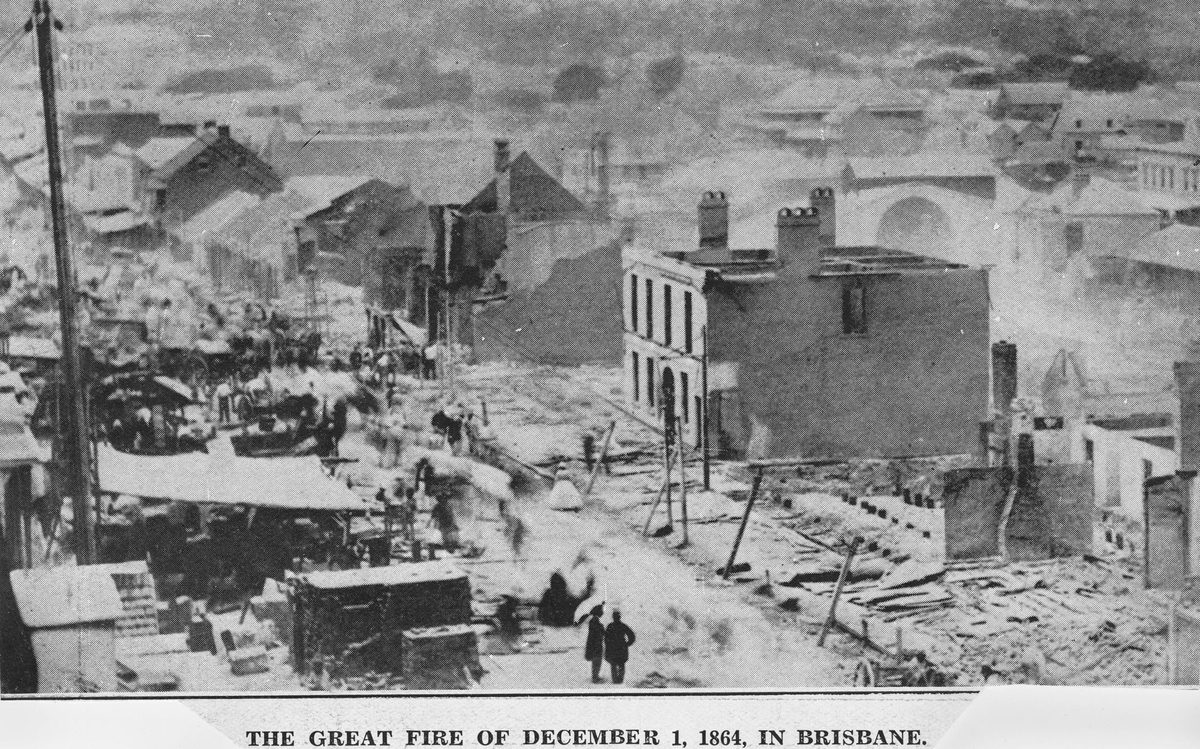 Great Fire, Brisbane, 1864