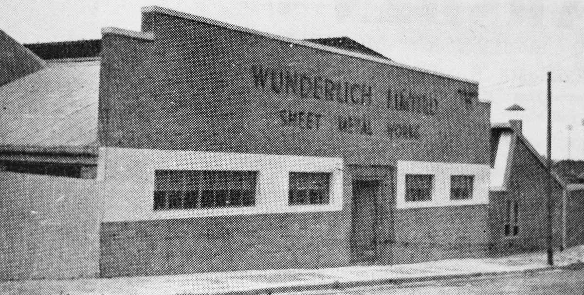 Wunderlich Limited sheet metal works, Fortitude Valley, 1950