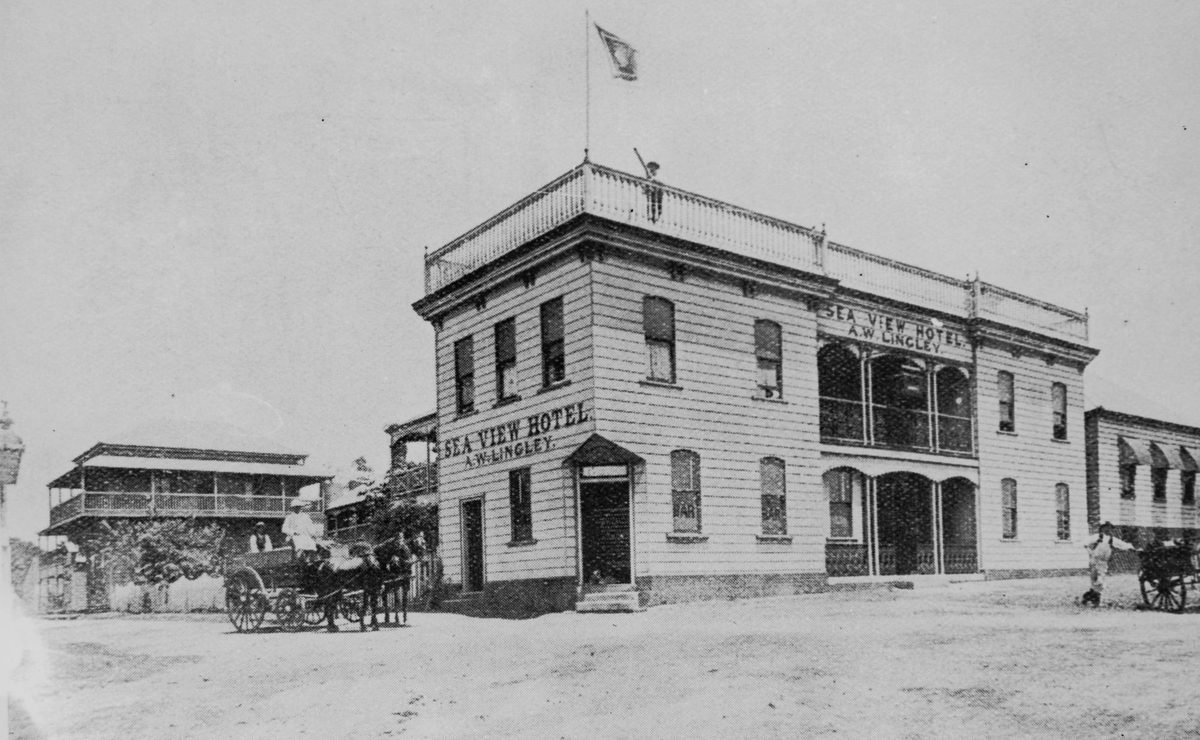 Sea View Hotel in Shorncliffe, Brisbane, 1901