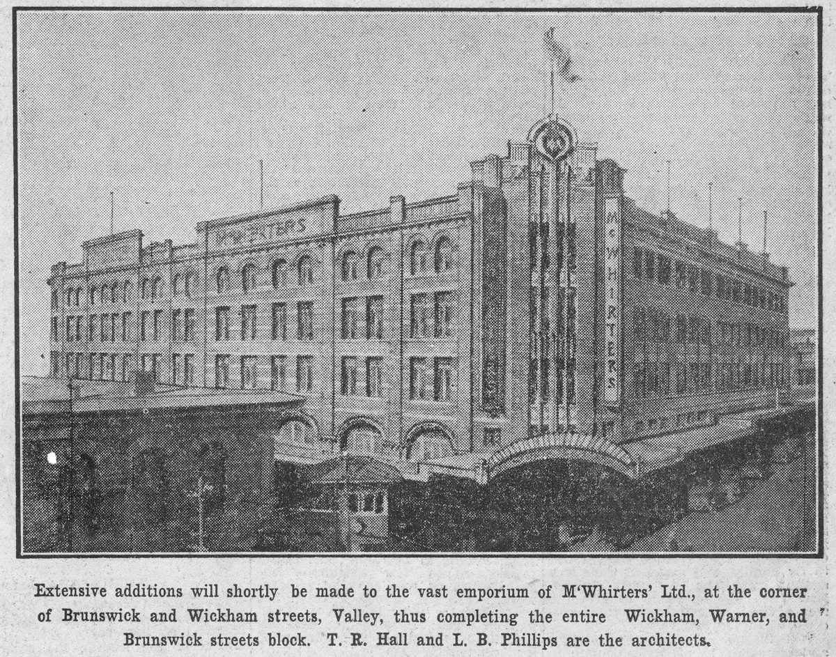McWhirters store, Fortitude Valley, Brisbane, Queensland, 1930