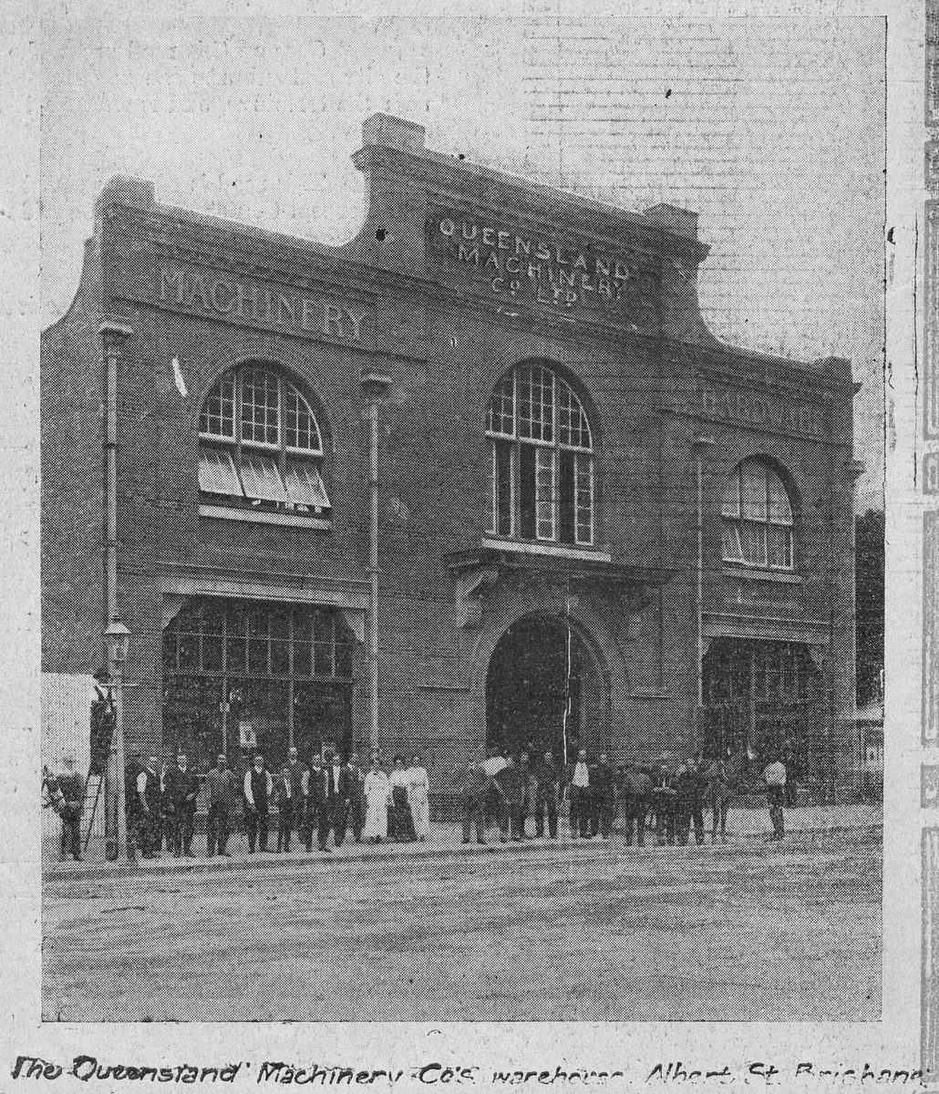 Queensland Machinery Co.'s warehouse, Albert St. Brisbane