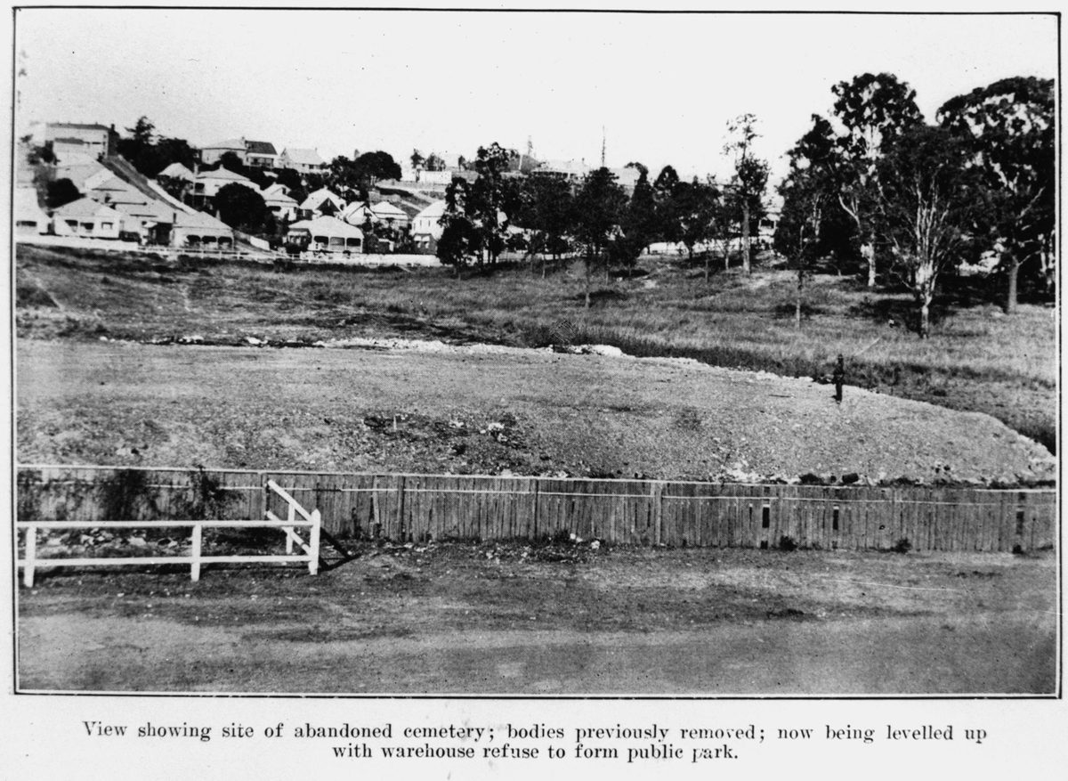 Paddington Cemetery, Brisbane, 1917