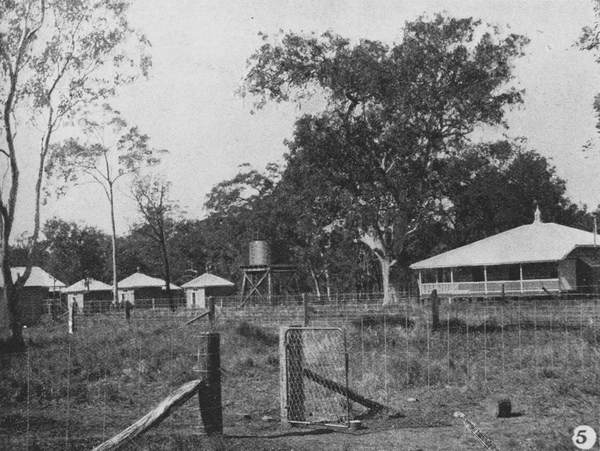 Peels Island lazarette huts and house, 1907