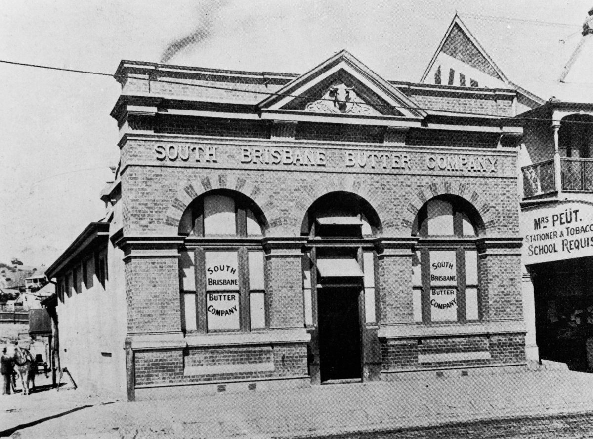 South Brisbane Butter Company in Stanley Street, 1900