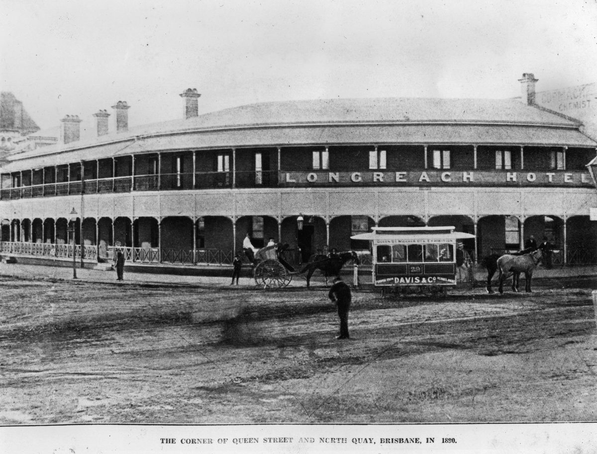 Longreach Hotel, Brisbane, 1890