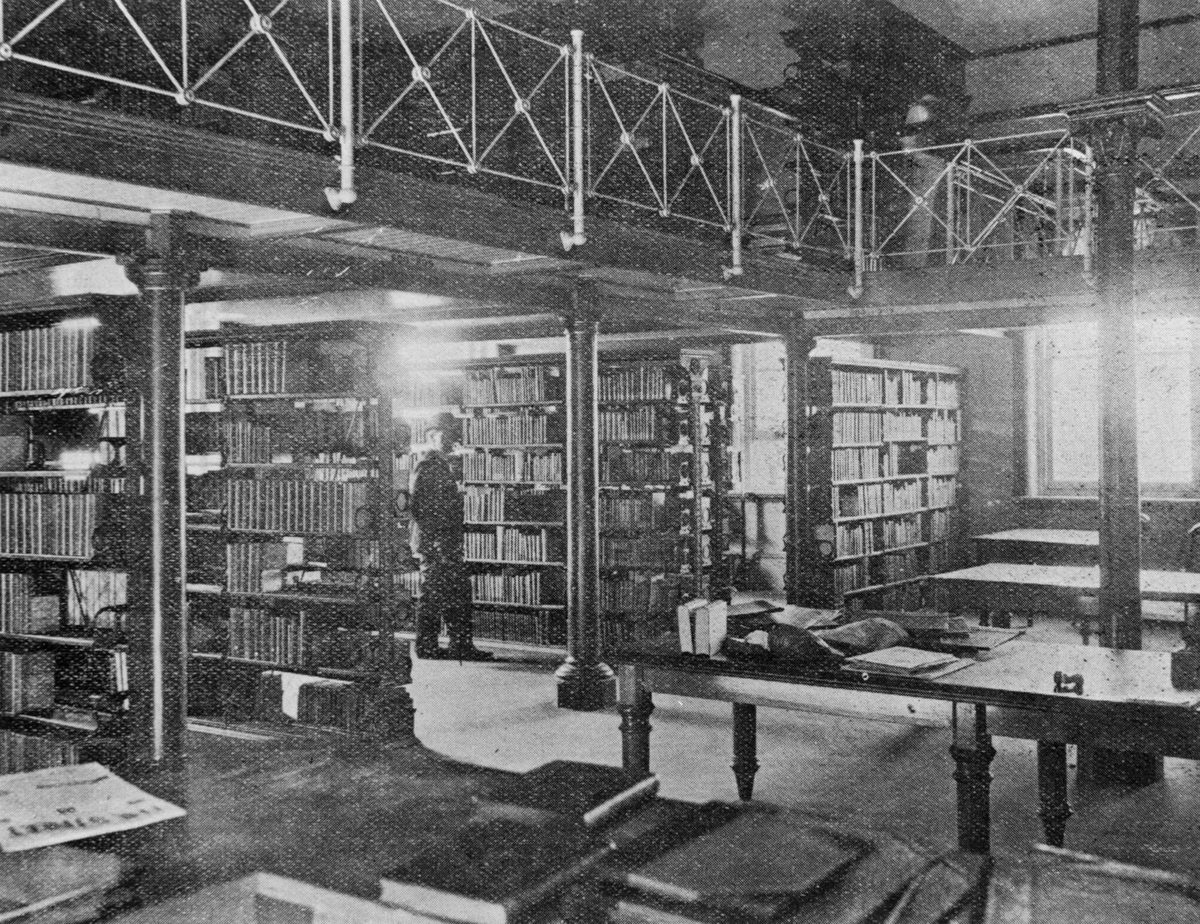 State Library of Queensland's reading room, Brisbane, 1902