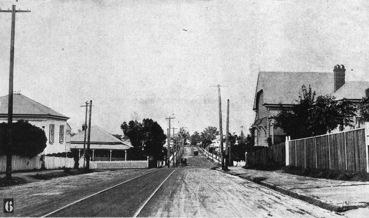 Corner of Elfin and Latrobe Streets, East Brisbane, 1921