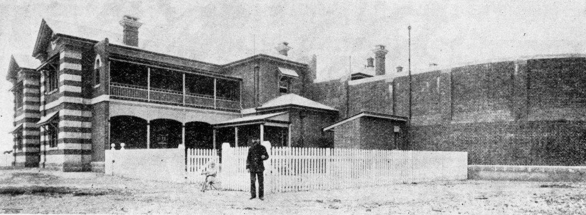 Warders' quarters at Boggo Road Gaol, Brisbane, 1903