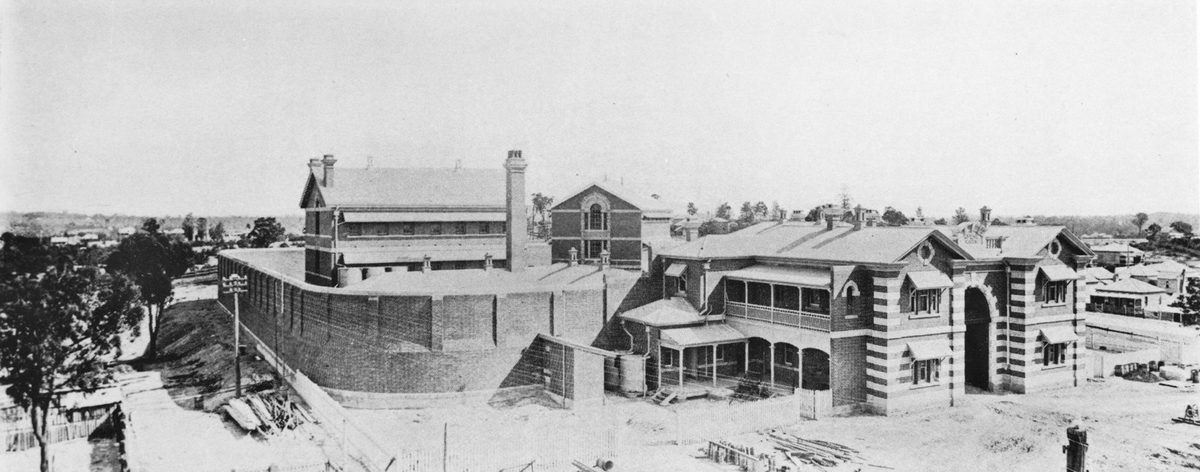 Panoramic view of Boggo Road Gaol, Brisbane, 1903