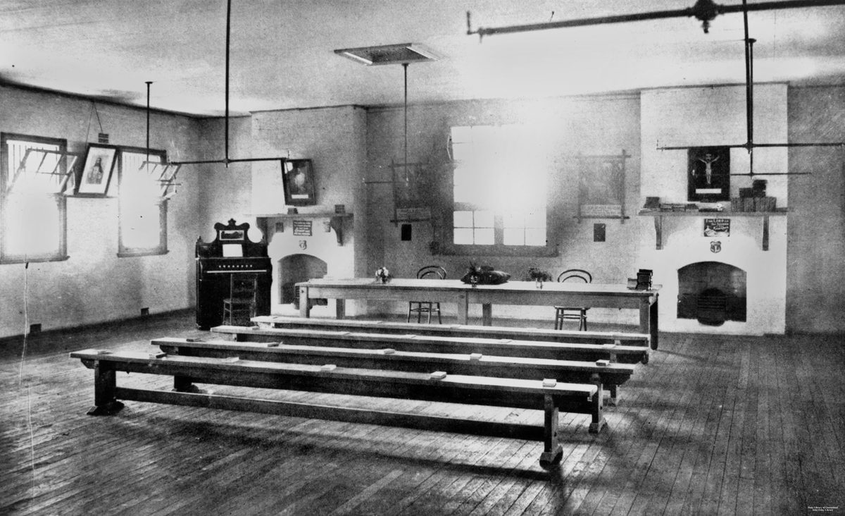 Prison chapel in the female division of Boggo Road Gaol, Brisbane, 1913