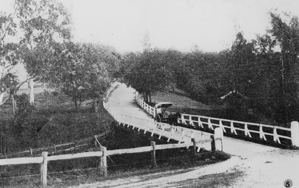 First Bridge over Woogaroo Creek, Brisbane Terrace, Goodna, 1907