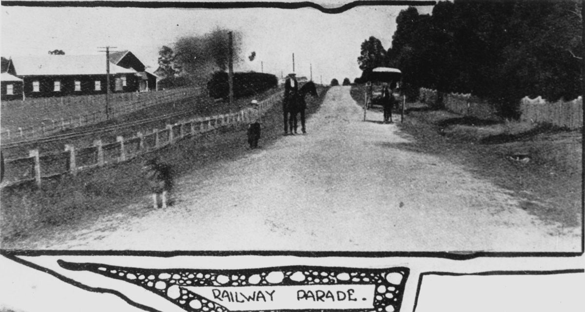 Railway Parade, Clayfield, Brisbane, 1908