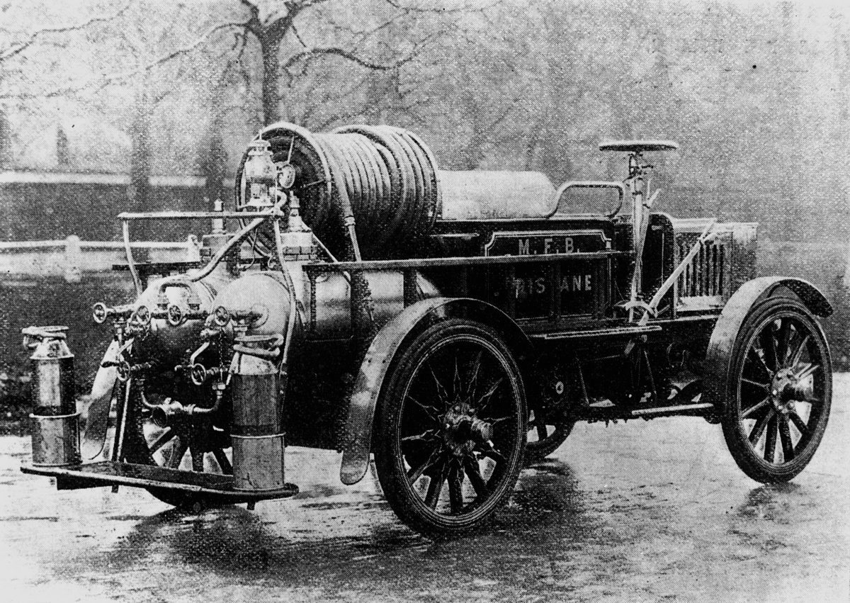 Merryweather chemical fire engine, Brisbane, 1905
