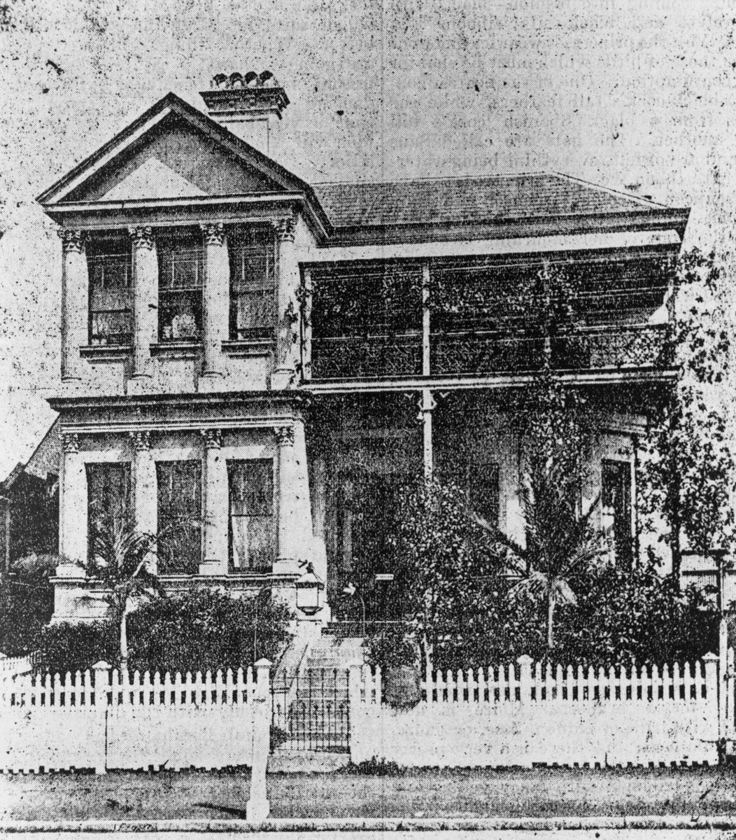 Dr. Frank Huet's dental surgery in Brisbane, 1894
