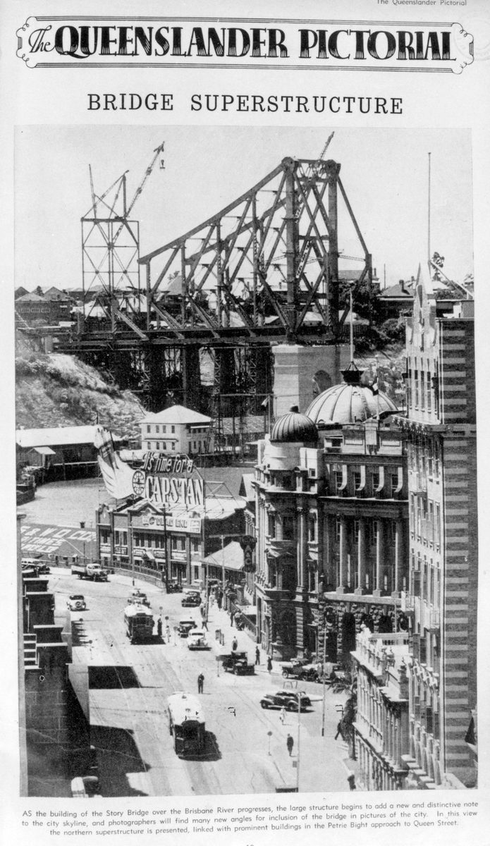Superstructure of the Story Bridge, Brisbane, 1938