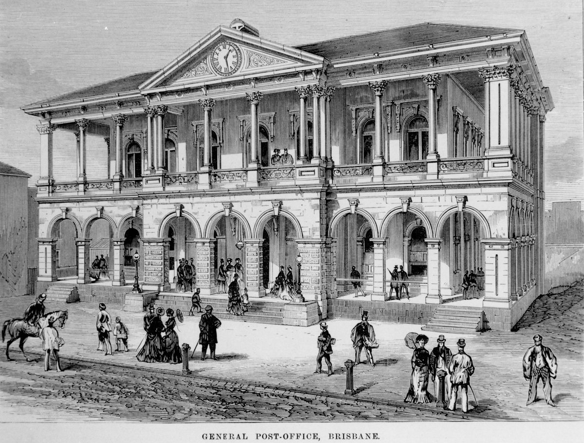 General Post Office, Brisbane, 1877