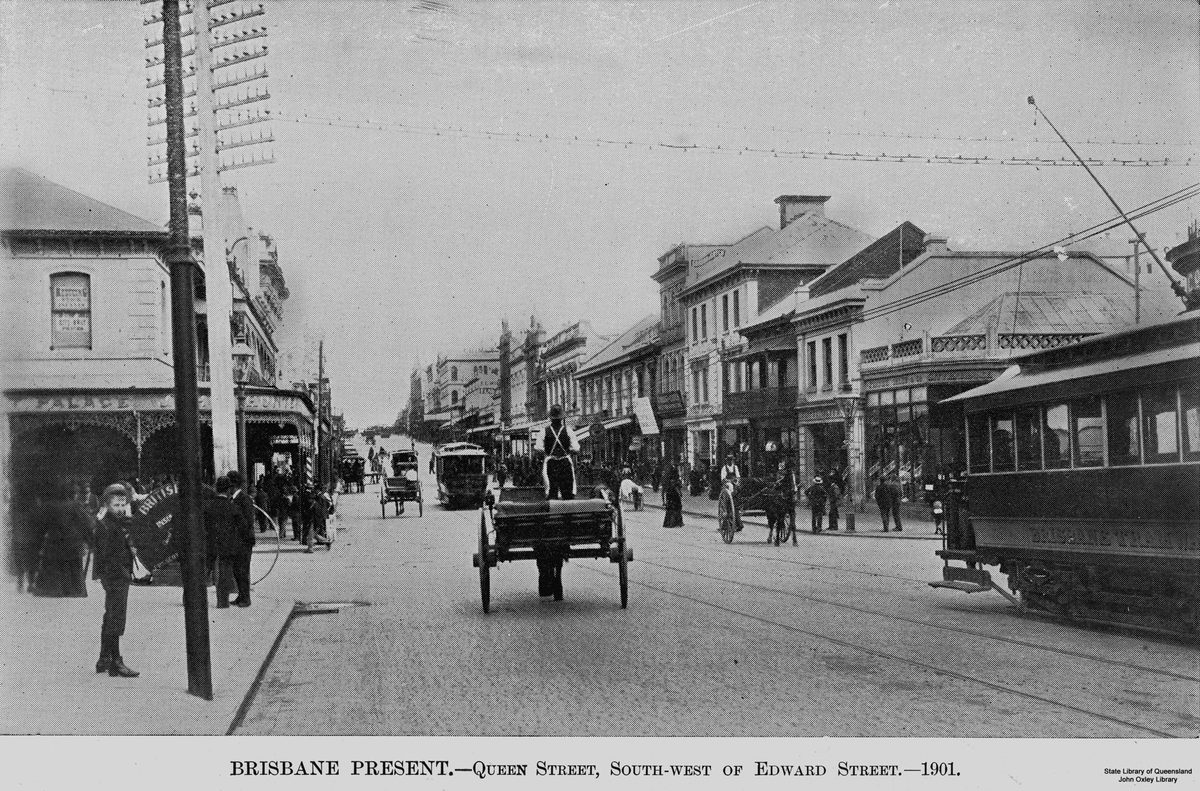 Queen Street, Brisbane, 1901