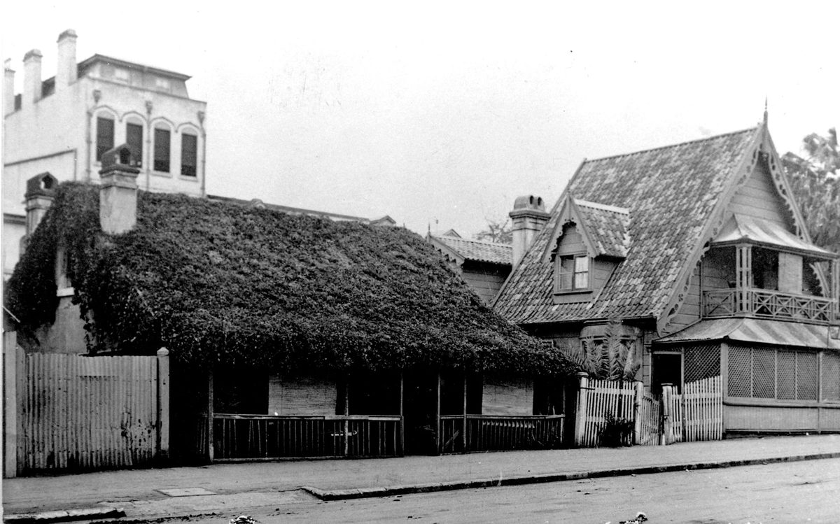 Houses in Adelaide Street, Brisbane, 1912