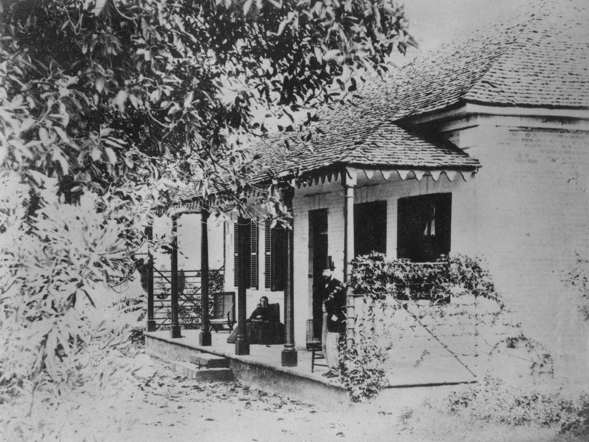 Surgeon's Cottage in Brisbane, part of the Brisbane Hospital, 1862