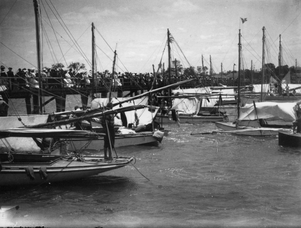 Regatta Day at Manly, 1914