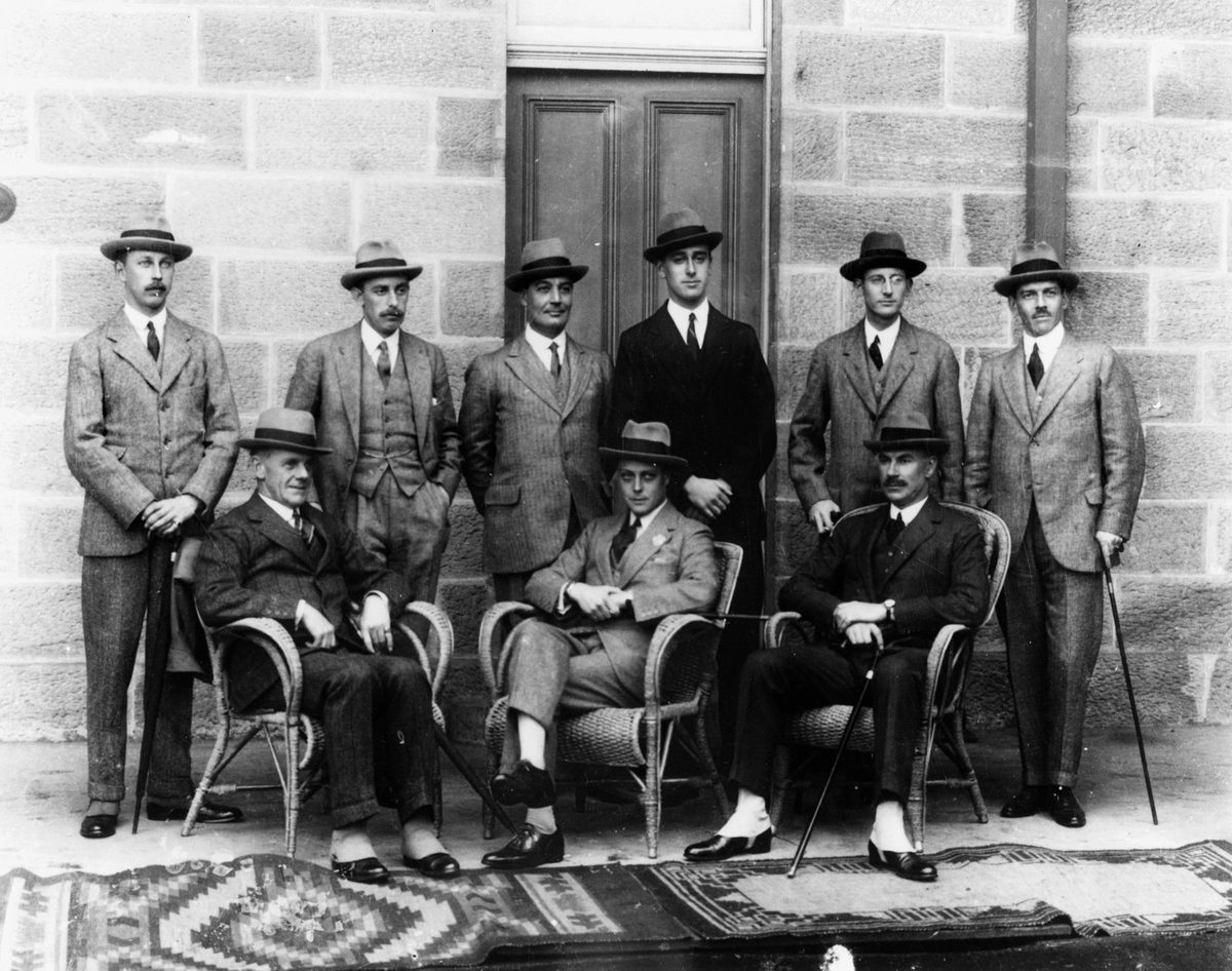 Prince of Wales relaxing during his visit to Queensland in 1920