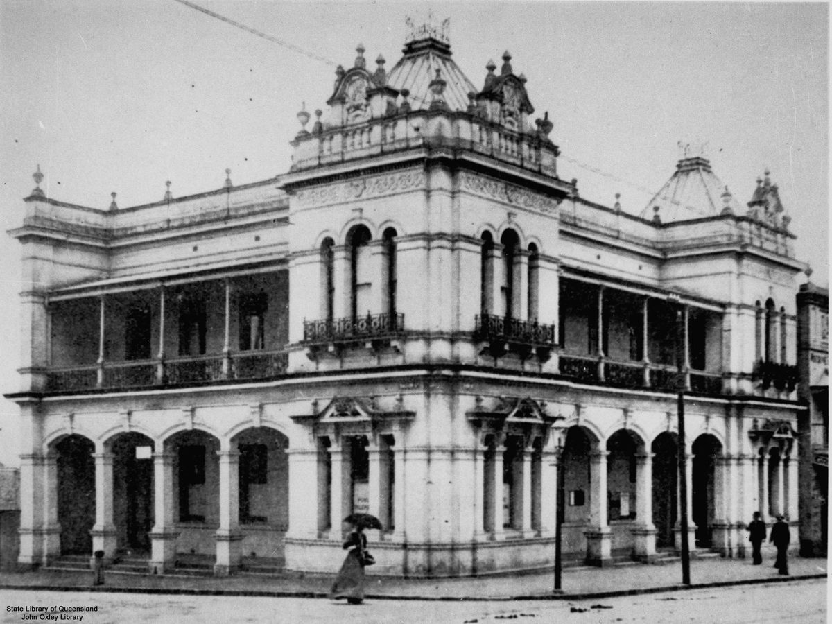 Post Office Building at Fortitude Valley, Brisbane, Queensland, 1909