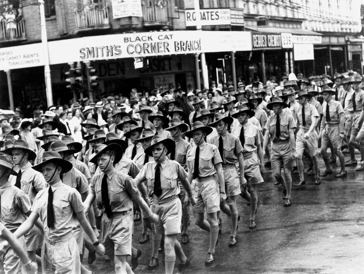 RAAF march, Brisbane, November 1941