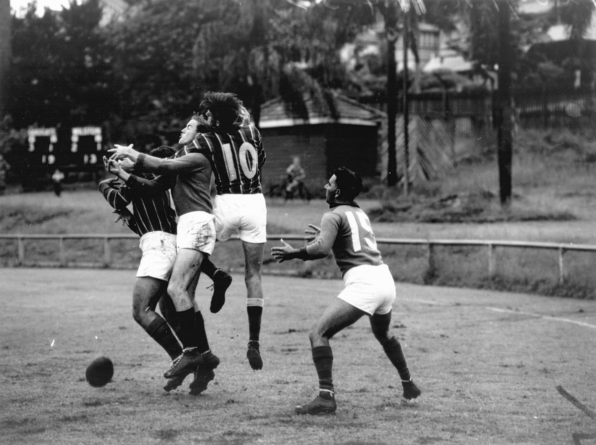 Sandgate v. Wilston Grange at Perry Park in April 1953