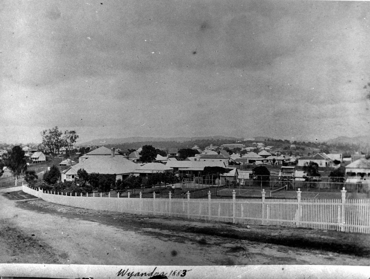 Percy Ricardo's residence, Wyandra in Bowen Hills, Brisbane, 1883