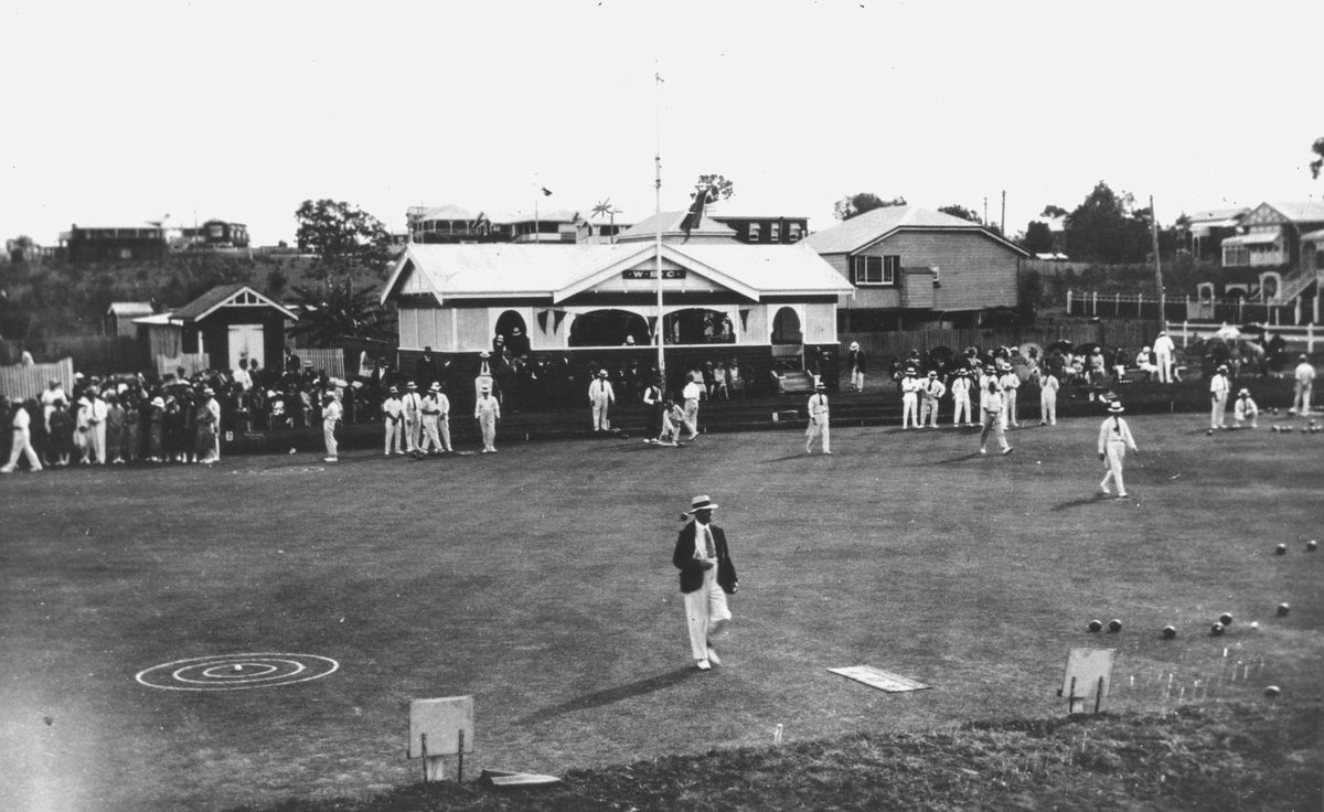 Opening day at Wynnum Bowling Club, 1926