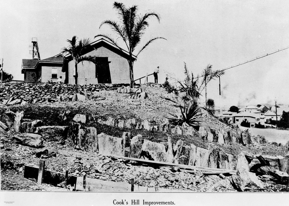 Beautification of Cook's Hill in the Brisbane suburb of Paddington, 1919
