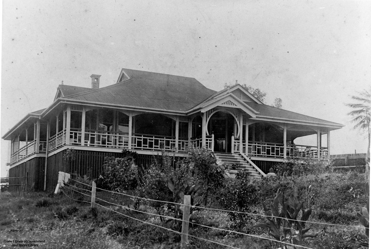Brisbane residence, 'Monahilla', at Newmarket, 1900