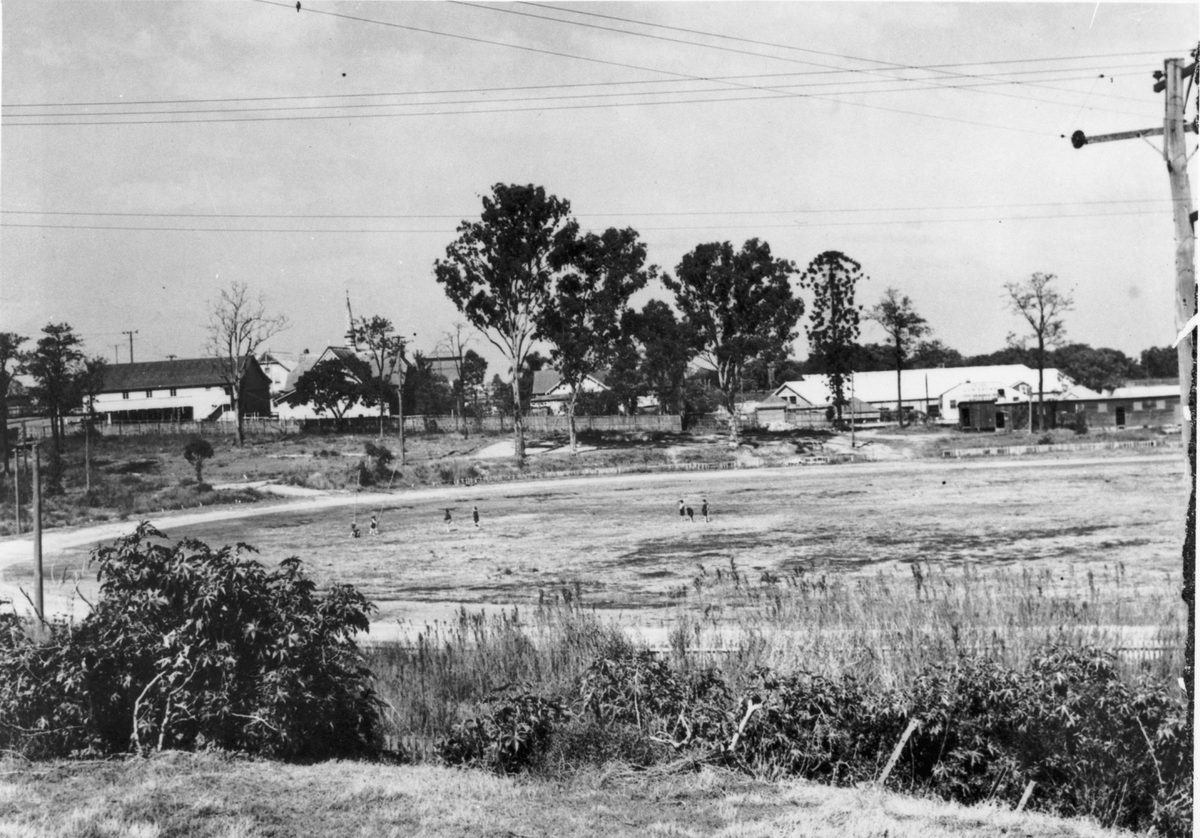 Lang Park sportsgrounds, Brisbane, Queensland, 1949
