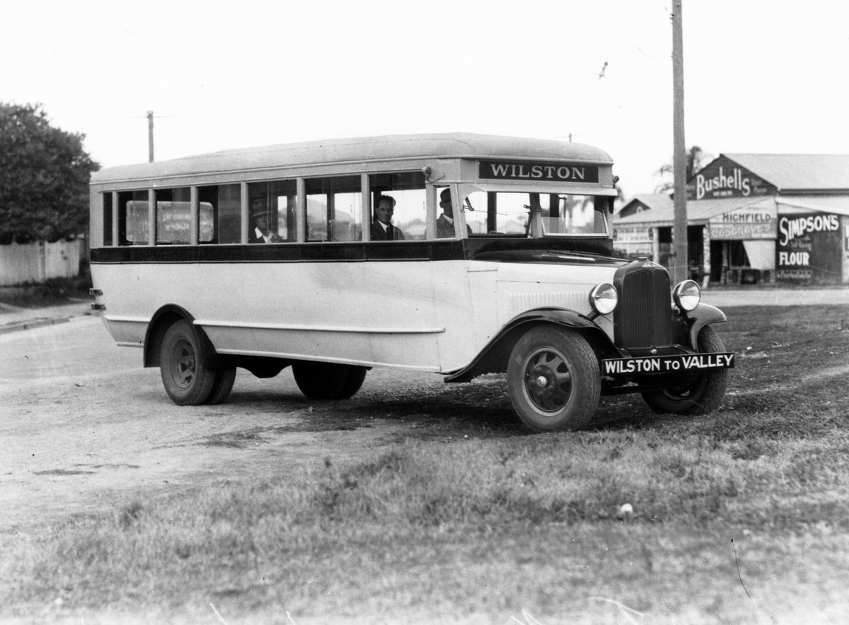Wilston-Fortitude Valley Reo bus, 1933