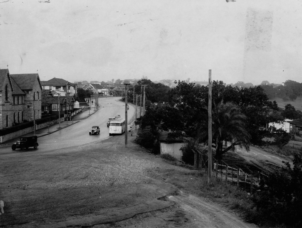 Gregory Terrace, Spring Hill, Brisbane, 1954