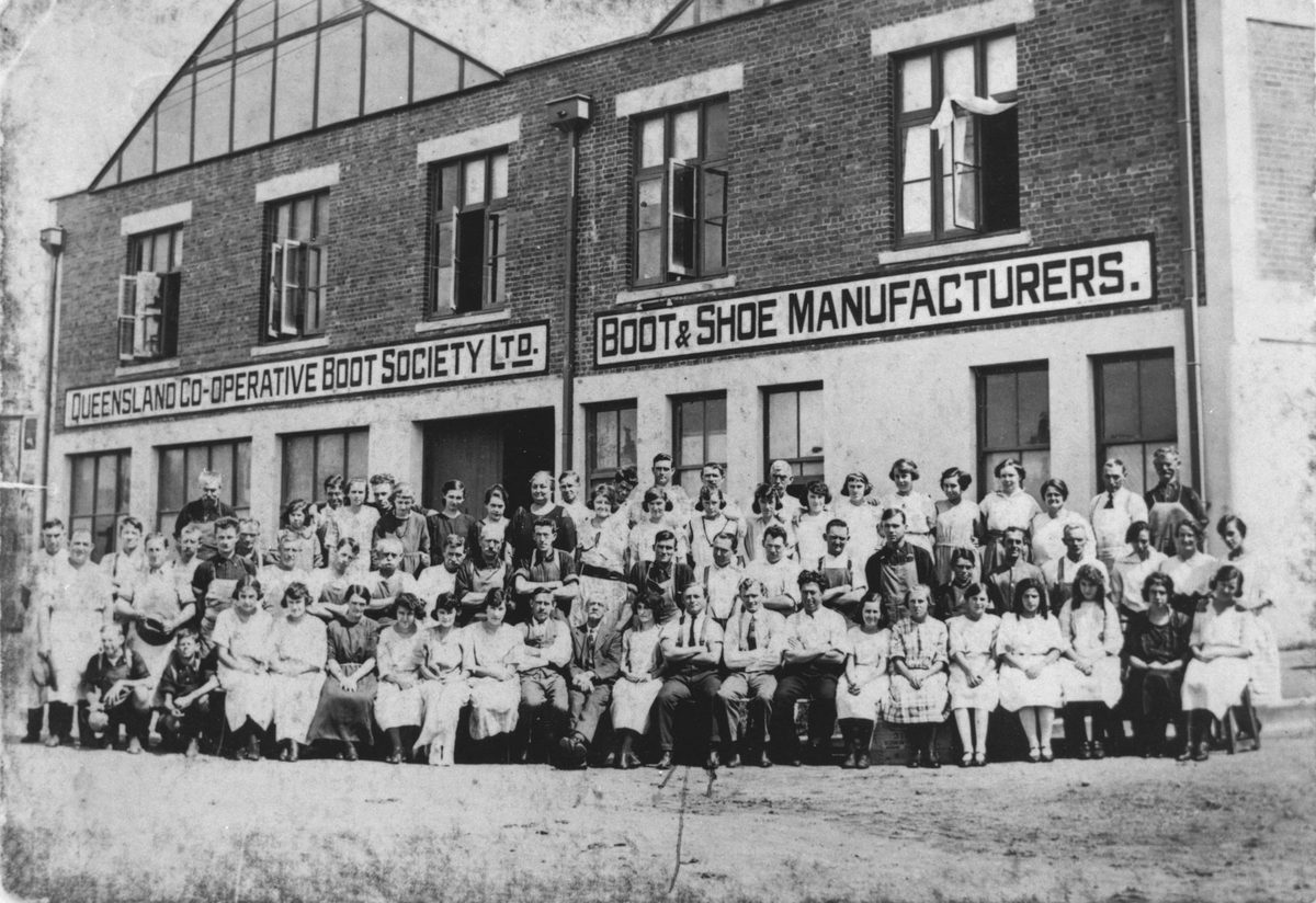 Staff of the Queensland Co-operative Boot Society, Ltd.,1925