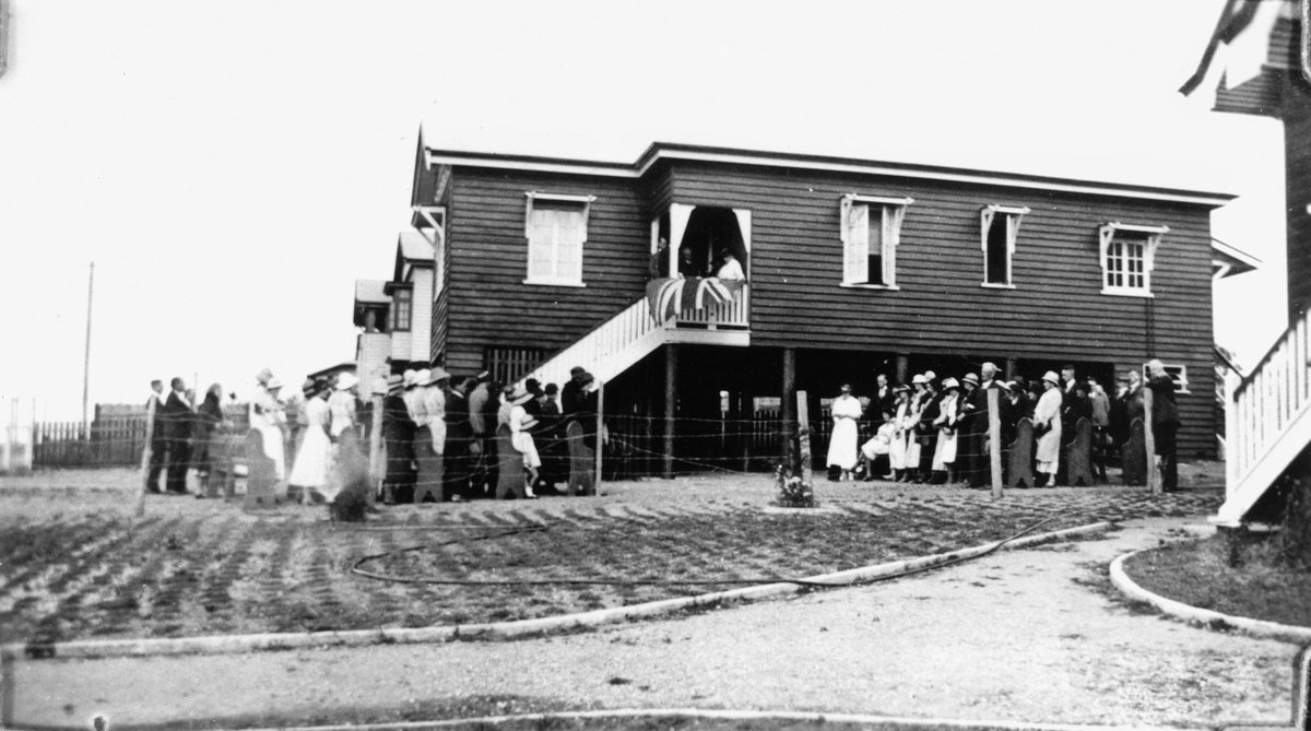 Opening of Kedron parsonage in October, 1934