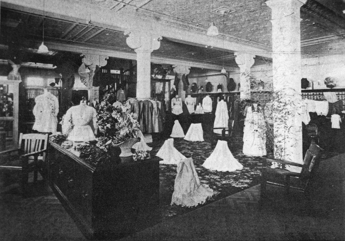 Interior of Finney Isles department store, Brisbane, 1910