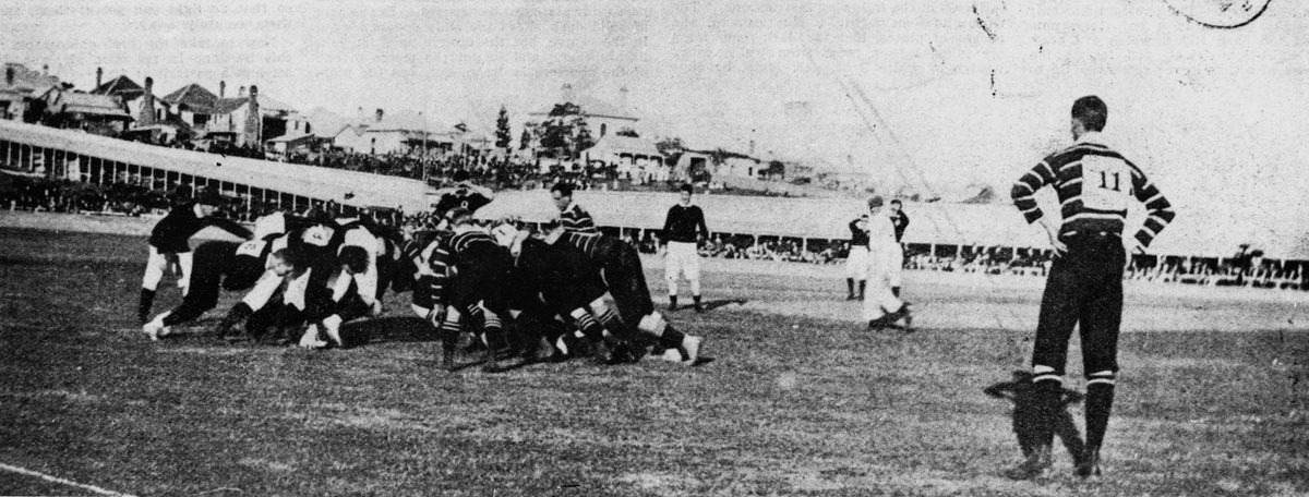 Queensland plays Mullineux's English Team at Rugby Union in Brisbane,