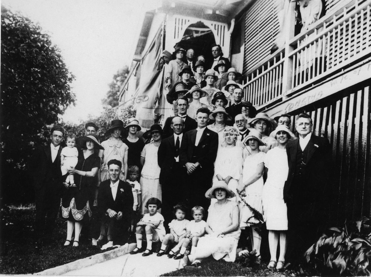 Wedding reception, Paddington, Brisbane, 1926