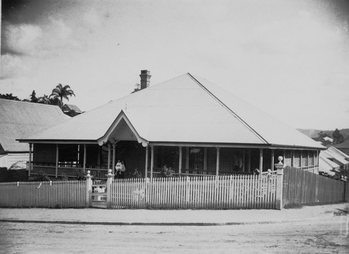 Residence in Boundary Street, West End, Brisbane, 1899