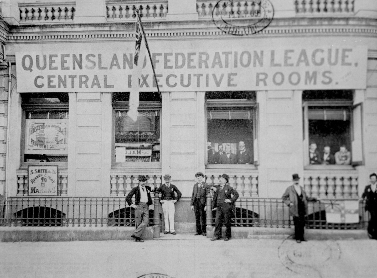 Queensland Federation League rooms Brisbane, Queensland, 1899