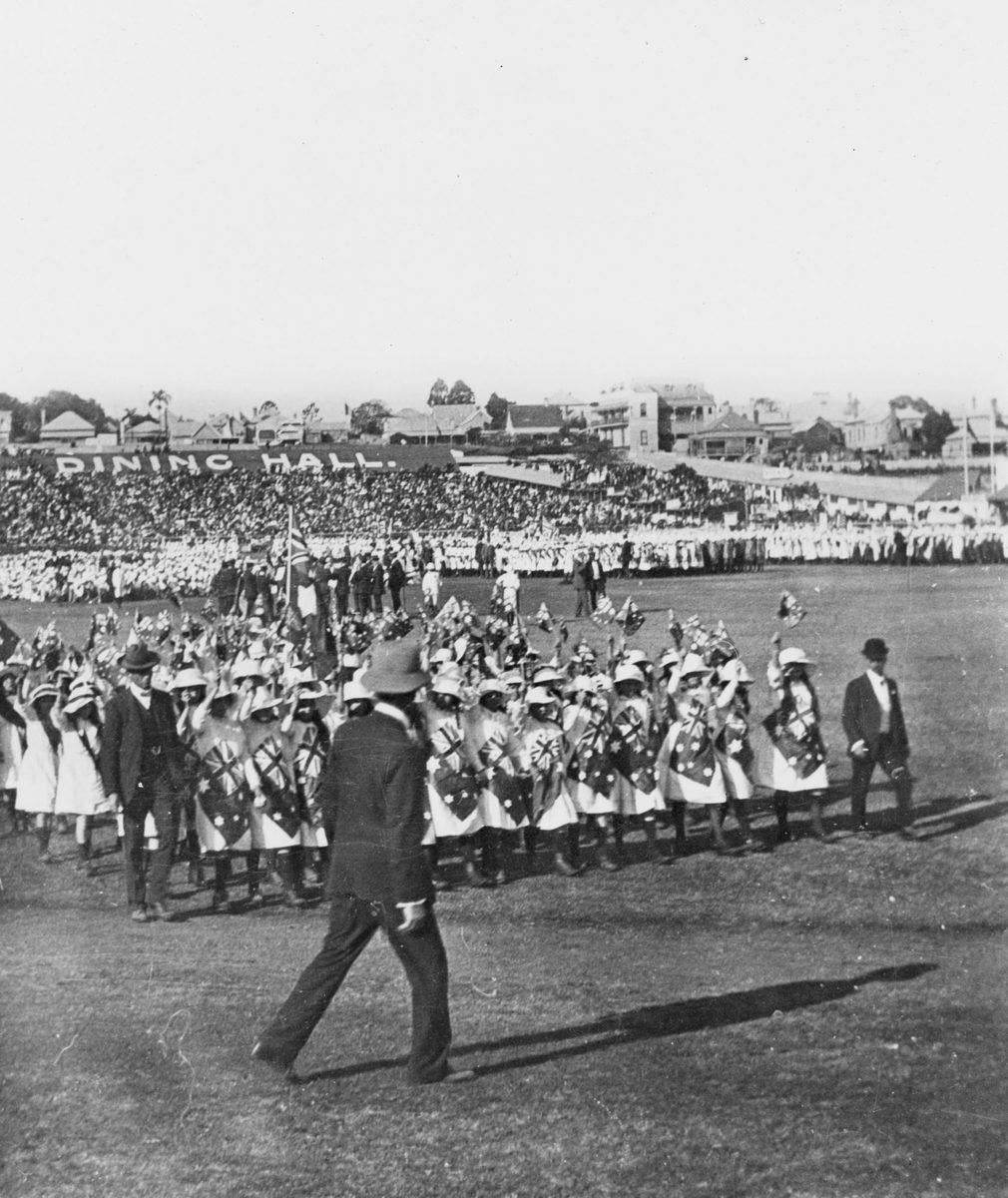 Children's Day celebrations at the exhibition grounds in Brisbane, 1915
