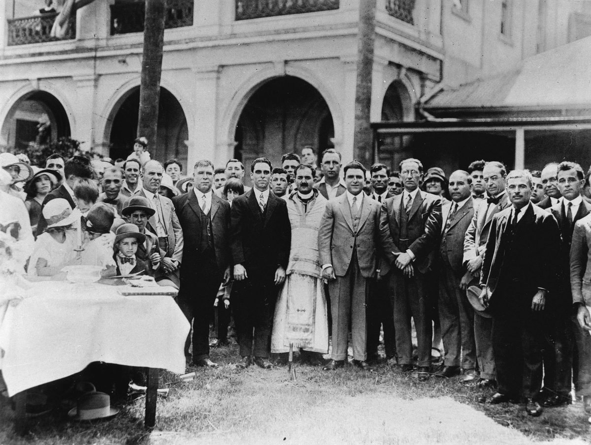Dedication of the site of St George's Greek Orthodox Church, Brisbane, 1928