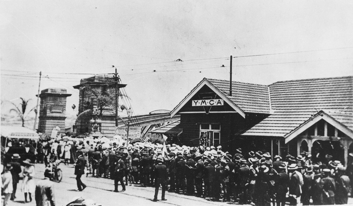 North Quay YMCA huts, 1917