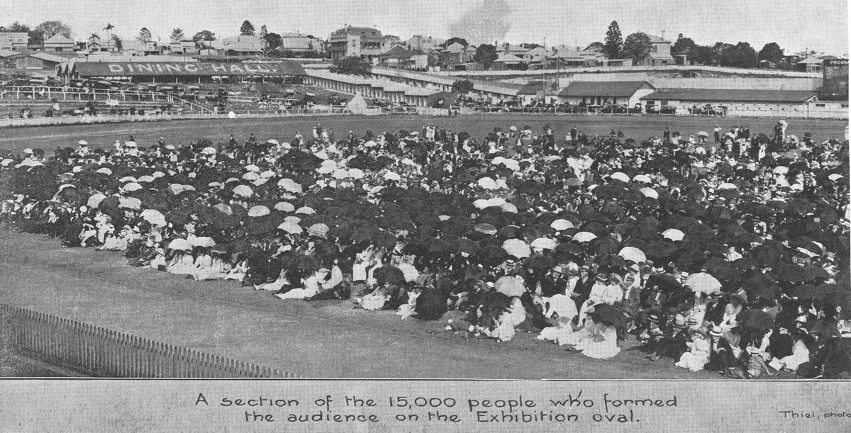 Brisbane Exhibition Oval, 1918