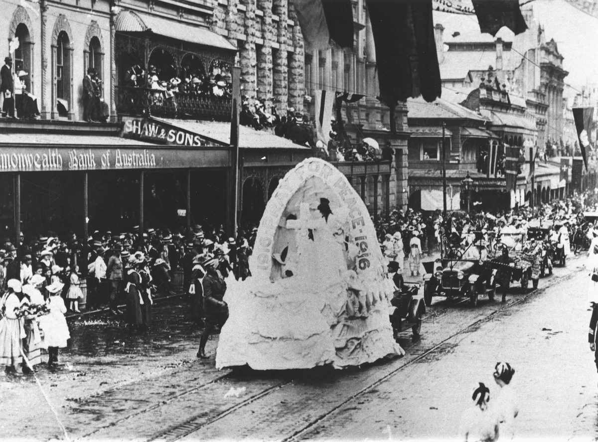 Do Without Week Procession, Brisbane, 1916