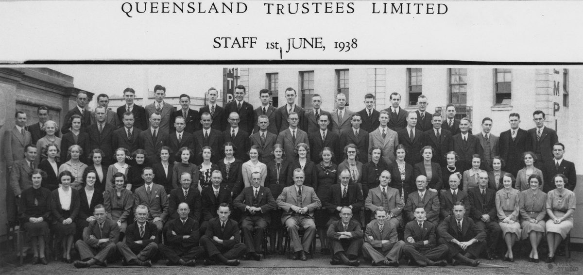 Queensland Trustees Ltd. Staff portrait , 1938