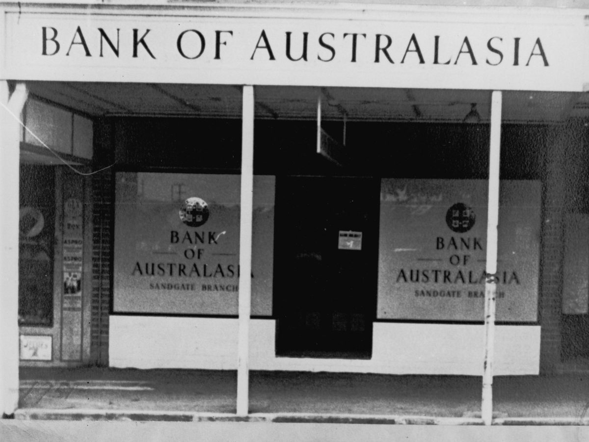 Bank of Australasia, Sandgate Branch, 1950