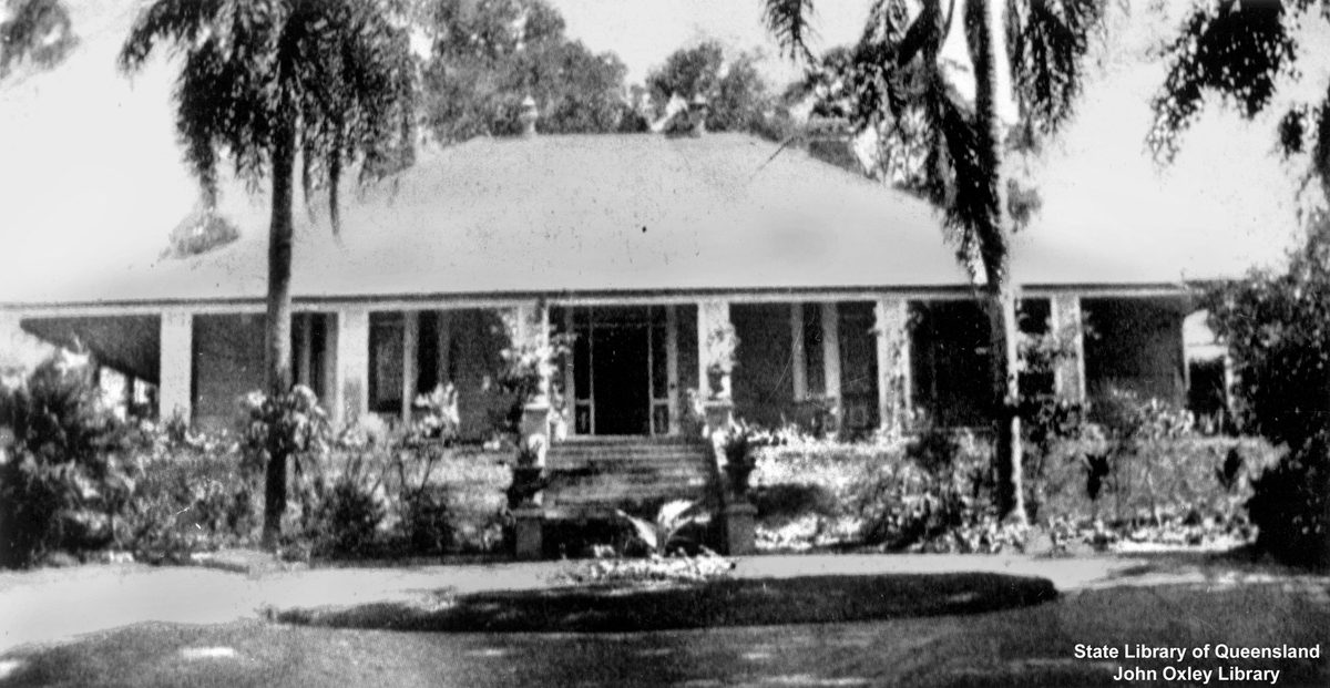 Front view of the prior's residence, Indooroopilly, Queensland, 1931